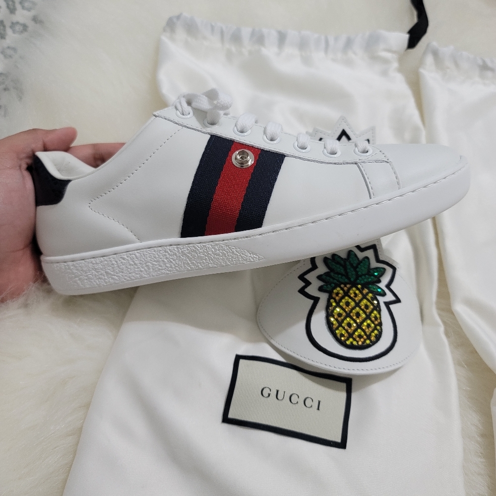 New Gucci Ace Pineapple Patch